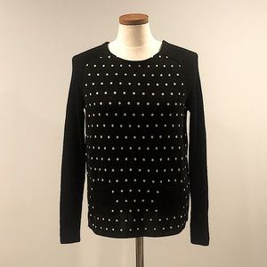 Ann Taylor LOFT polka dot sweater